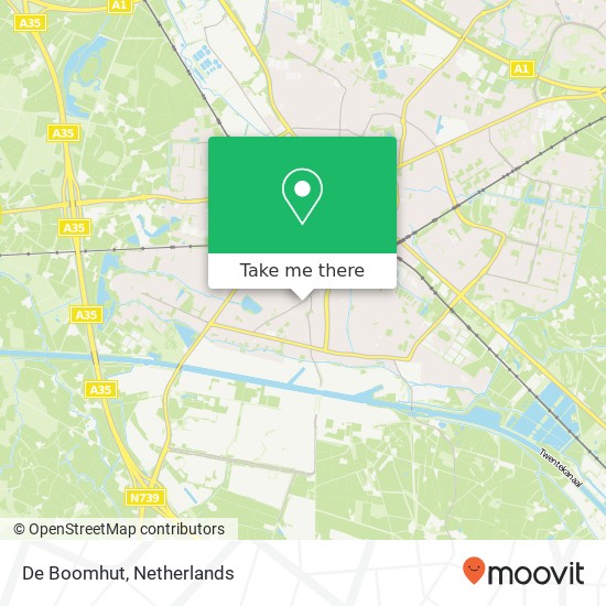 De Boomhut, Industriestraat 61 7553 CL Hengelo map