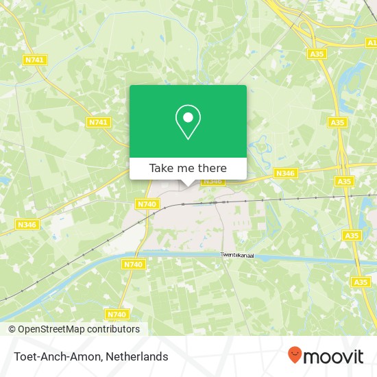 Toet-Anch-Amon, Langestraat 33 7491 AB Hof van Twente Karte