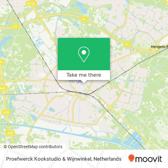 Proefwerck Kookstudio & Wijnwinkel, Drienerstraat 25 7551 HK Hengelo Karte