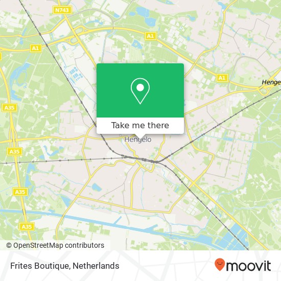 Frites Boutique, Wemenstraat 9 7551 ET Hengelo map