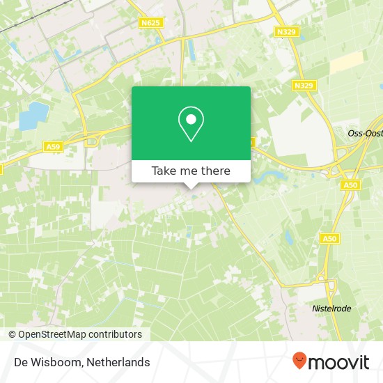 De Wisboom, 5384 HN Heesch map