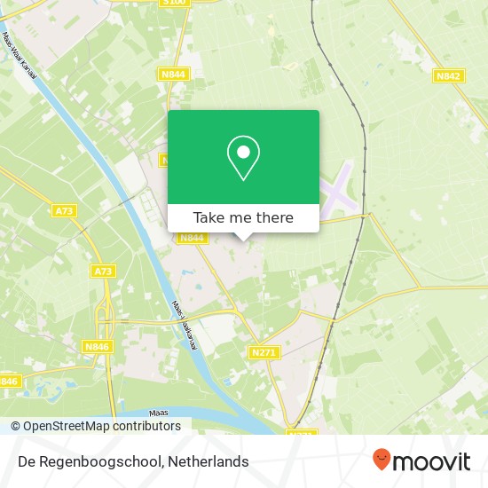 De Regenboogschool, Veldsingel 4 map