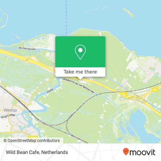 Wild Bean Cafe, Rijksweg A1 (Zuidzijde) 1398 PN Gooise Meren map