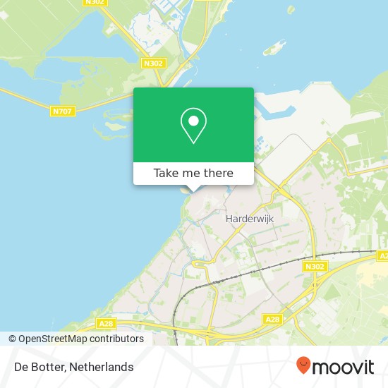 De Botter, Strandboulevard West 8 3841 CS Harderwijk map