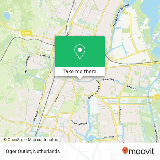 Oger Outlet, Grote Houtstraat 181 2011 SM Haarlem map