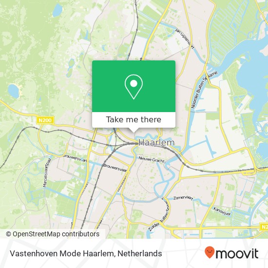 Vastenhoven Mode Haarlem, Ostadestraat 2 2023 XA Haarlem map