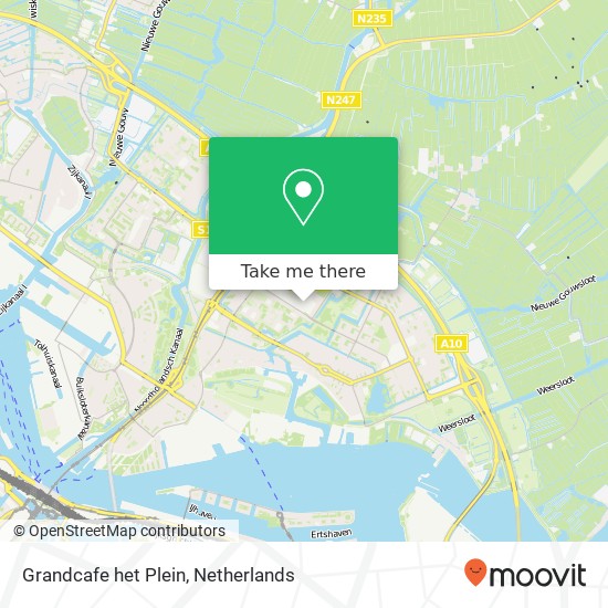 Grandcafe het Plein, Buikslotermeerplein 1025 GB Amsterdam map