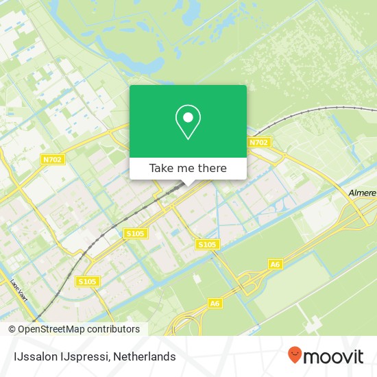 IJssalon IJspressi, Insulindeplein 1335 JT Almere-Buiten map