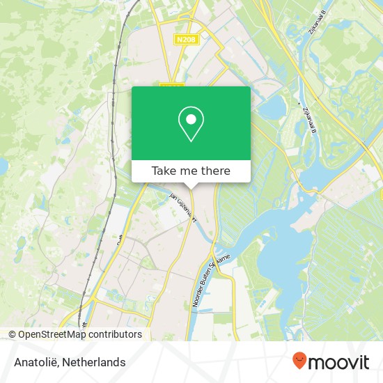 Anatolië, Rijksstraatweg 360 2025 DR Haarlem map