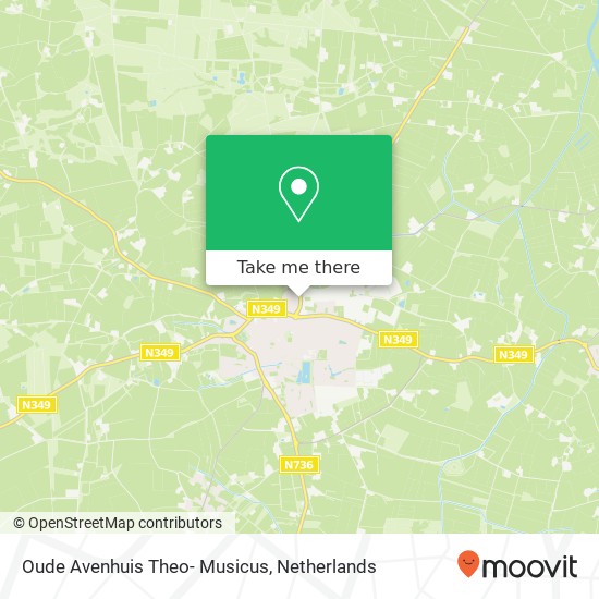 Oude Avenhuis Theo- Musicus, Laagsestraat 7 7631 AL Ootmarsum map