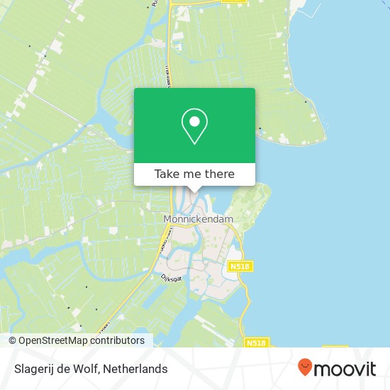 Slagerij de Wolf, Havenstraat 9 1141 AX Monnickendam map