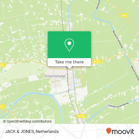 JACK & JONES, Hammerstraat 7681 DC Twenterand map