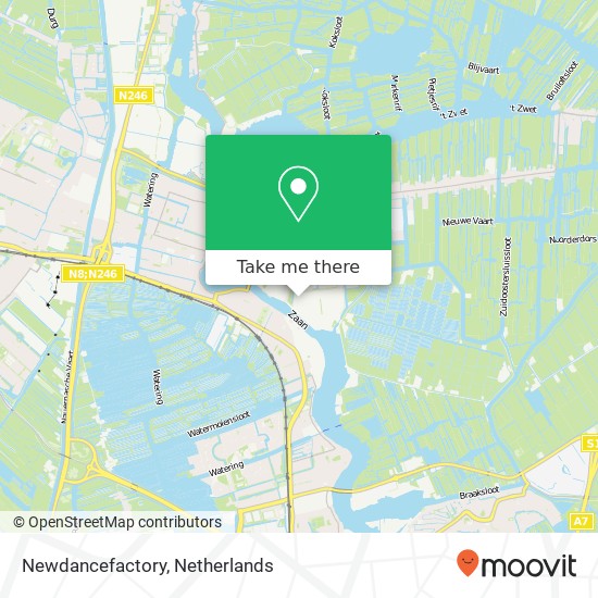 Newdancefactory, Koetserstraat 21B 1531 NX Wormer map