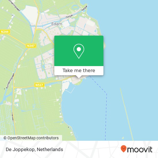 De Joppekop, Zuideinde 83 1131 AE Edam-Volendam map