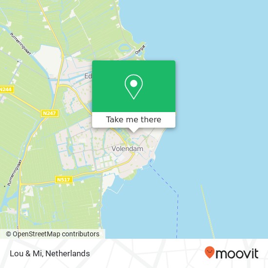 Lou & Mi, Burgemeester van Baarstraat 34 1131 WV Edam-Volendam Karte