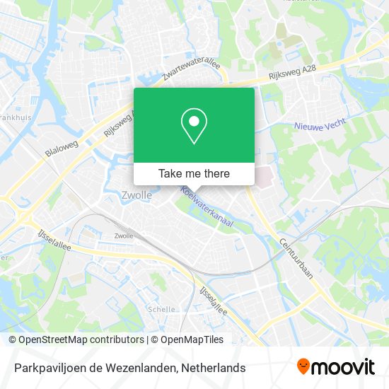 How to get to Parkpaviljoen de in Zwolle Bus or Train?