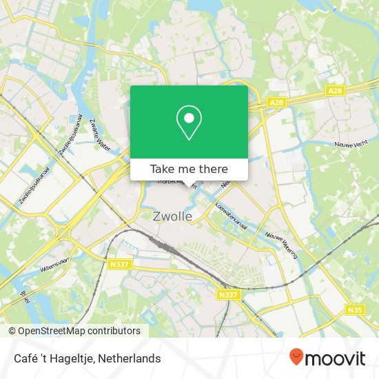 Café 't Hageltje map