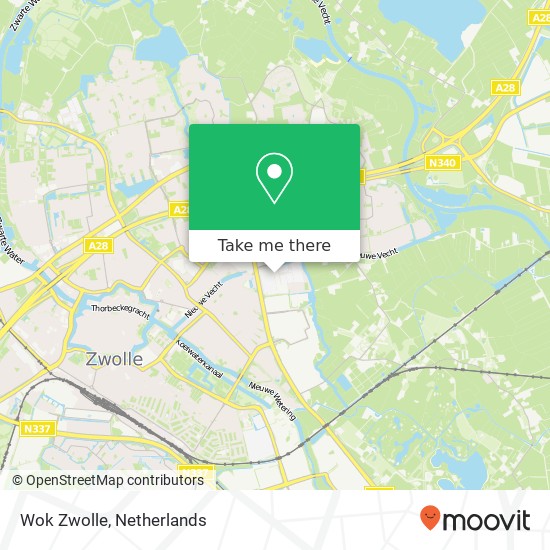 Wok Zwolle, Stadionplein 8025 CP Zwolle Karte