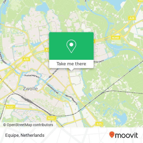 Equipe, Stadionplein 8025 CP Zwolle map