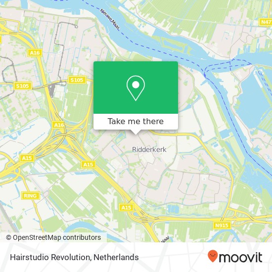 Hairstudio Revolution, Jonkheer de Savornin Lohmanstraat 10A map