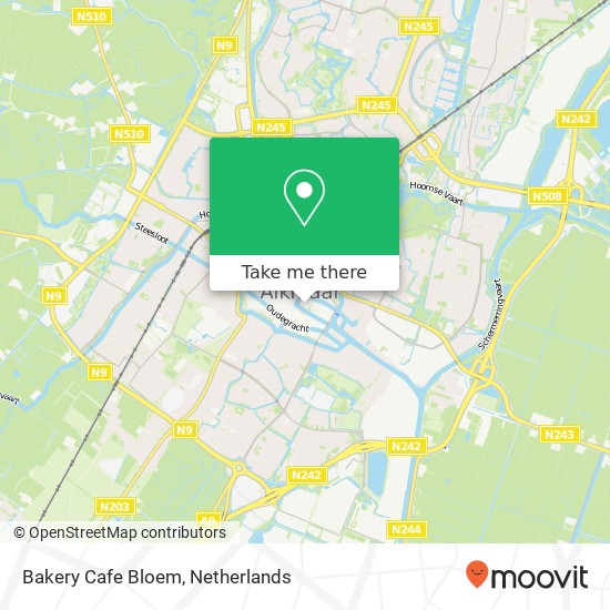 Bakery Cafe Bloem, Hekelstraat 21 1811 BL Alkmaar map