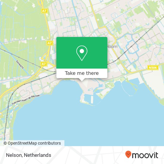 Nelson, Grote Noord 55 1621 KE Hoorn Karte