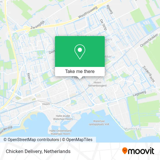 Chicken Delivery map