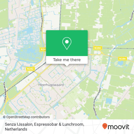 Senza IJssalon, Espressobar & Lunchroom, Raadhuisplein 12B 1701 EJ Heerhugowaard map