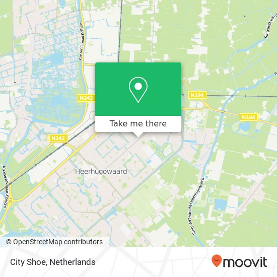 City Shoe, Middenweg 203 1701 GB Heerhugowaard map