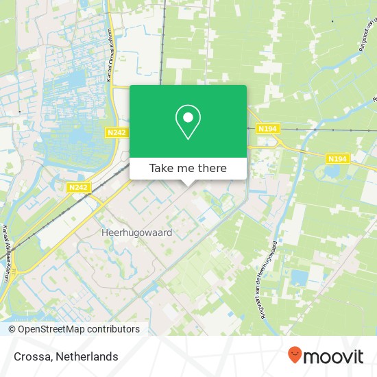 Crossa, Middenweg 205 1701 GB Heerhugowaard Karte