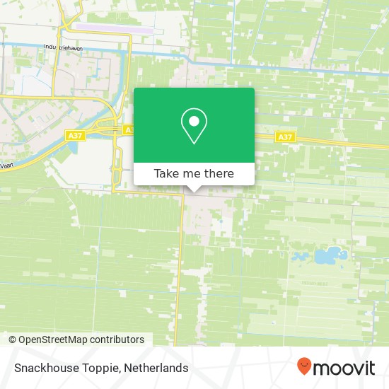 Snackhouse Toppie, Het Hoekje 33 7913 BA Hoogeveen map