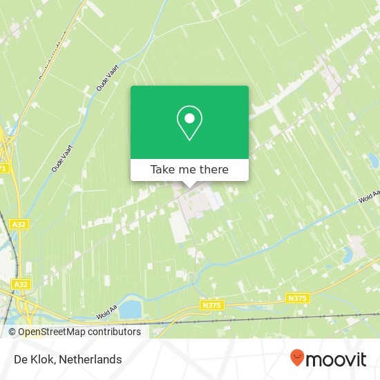 De Klok, Dijkhuizen 33 7961 AG De Wolden map