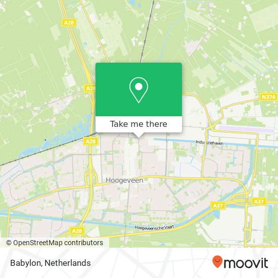 Babylon, Schoolstraat 11 7902 BH Hoogeveen map