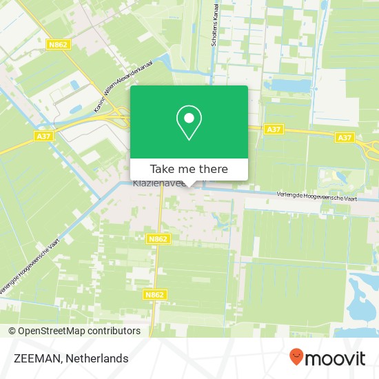 ZEEMAN, Langestraat 128 7891 GH Emmen map