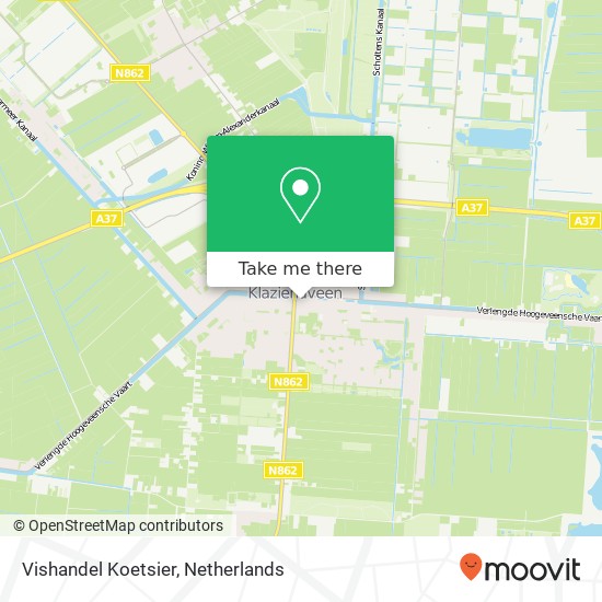 Vishandel Koetsier, Langestraat 96 7891 GG Klazienaveen map