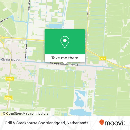 Grill & Steakhouse Sportlandgoed, Langestraat 7891 GS Klazienaveen map