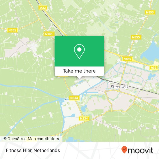 Fitness Hier, Roomweg 9 8334 NR Tuk map