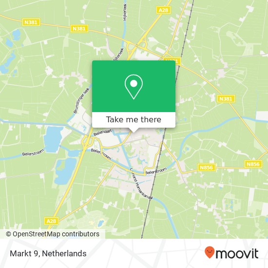 Markt 9, Markt 9 9411 KP Midden-Drenthe map