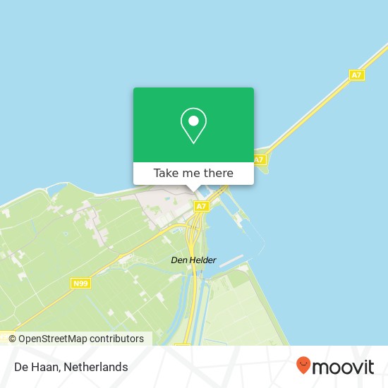 De Haan, Oeverdijk 4 1779 AA Hollands Kroon map