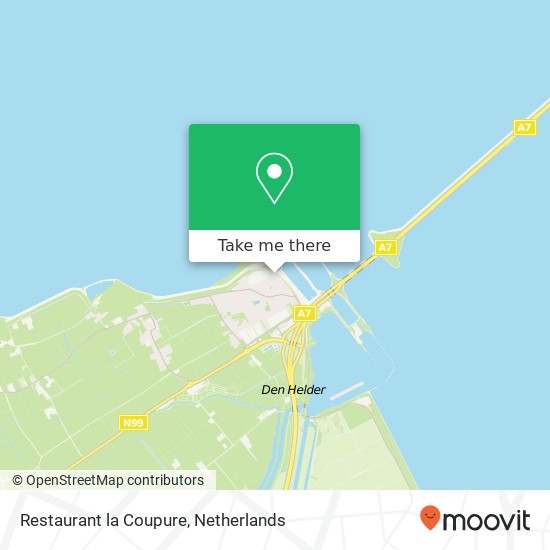 Restaurant la Coupure, Voorstraat 1A 1779 AC Den Oever map