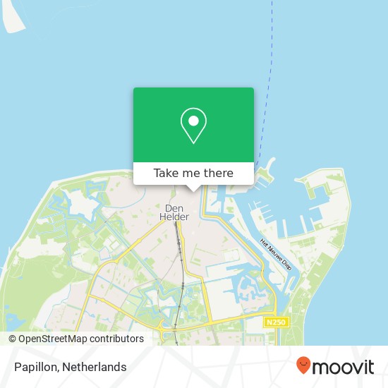 Papillon, Spoorstraat 87 1781 JE Den Helder map