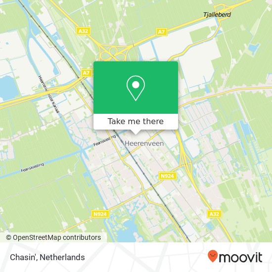 Chasin', Dracht 74 8442 BT Heerenveen map