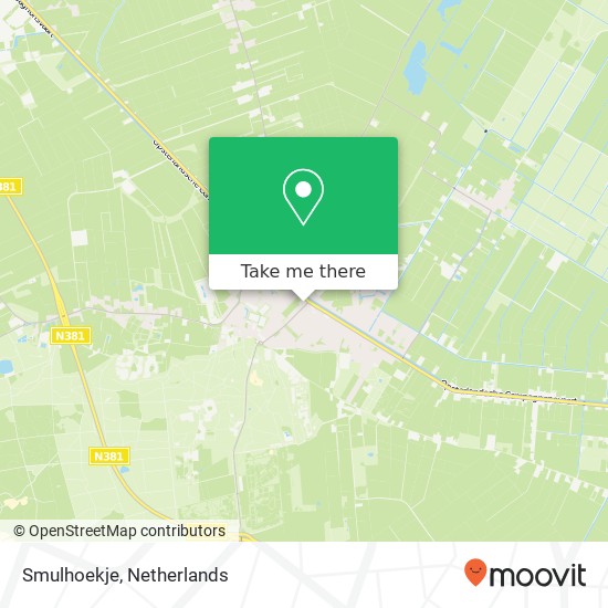 Smulhoekje, Van Emstweg 2 8426 BV Appelscha Karte