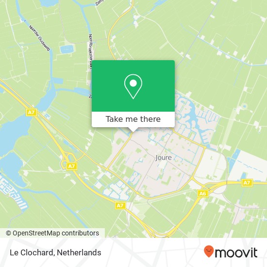 Le Clochard, Douwe Egberts Plein 5 8501 AB De Fryske Marren map