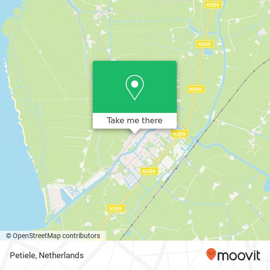 Petiele, Noard 13 8711 AA Súdwest-Fryslân map