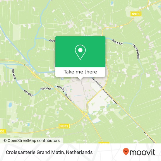 Croissanterie Grand Matin, Stipeplein 5 8431 WE Ooststellingwerf map