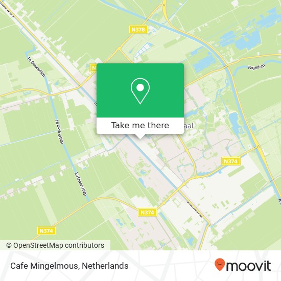 Cafe Mingelmous, Menistenplein 10 9501 XN Stadskanaal Karte