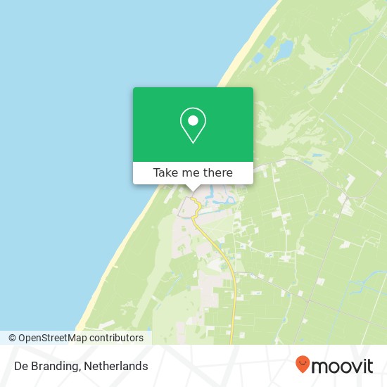 De Branding, Boodtlaan 6 1796 BE Texel Karte