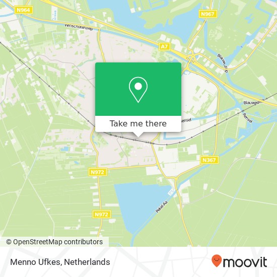 Menno Ufkes, Stationsweg 15 9671 AL Oldambt Karte