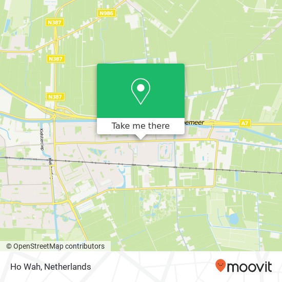 Ho Wah, Noorderstraat 73 9611 AB Hoogezand-Sappemeer map